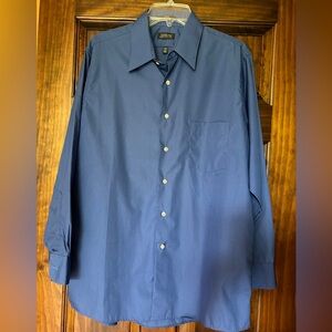 ArrowMens Royal Blue Button Down Dress Shirt